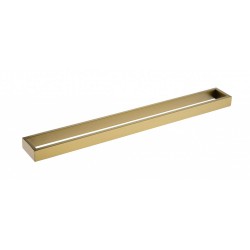Omar 600mm Brushed Yellow Gold Single Towel Rails Omar 600mm Brushed Yellow Gold Single Towel Rails